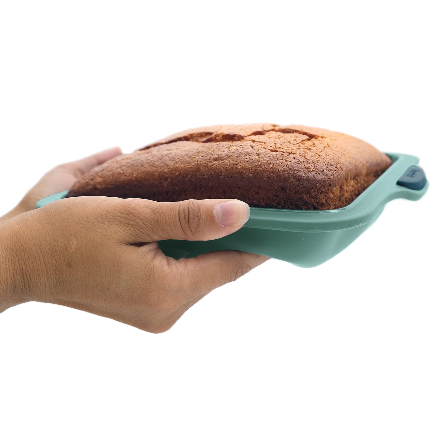 Starfrit 8 in Square Silicone Cake Pan with Integrated Metal Frame