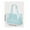 Blue, variant on Clear Tote Bags Shoulder Handbag Security Approved See Through Bag with Zipper Closure for Sport Event Travel
