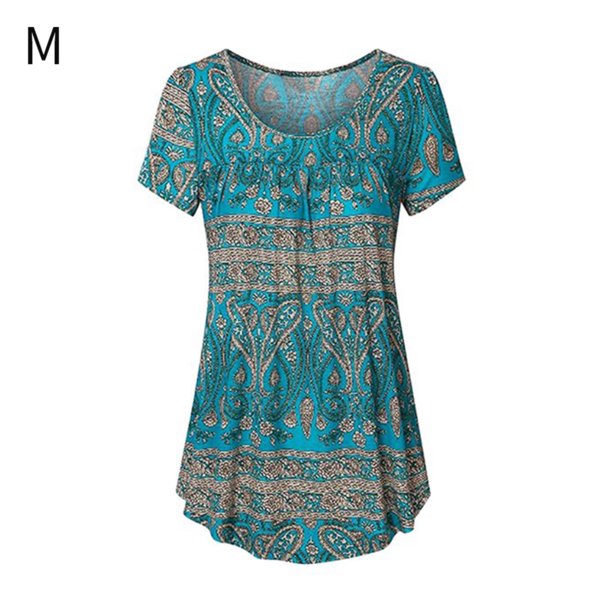 Camiseta de mujer con cuello redondo, manga corta, camiseta estampada, AweSitey AP001627-10