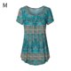 thumbnail image 1 of Camiseta de mujer con cuello redondo, manga corta, camiseta estampada, AweSitey AP001627-10, 1 of 6