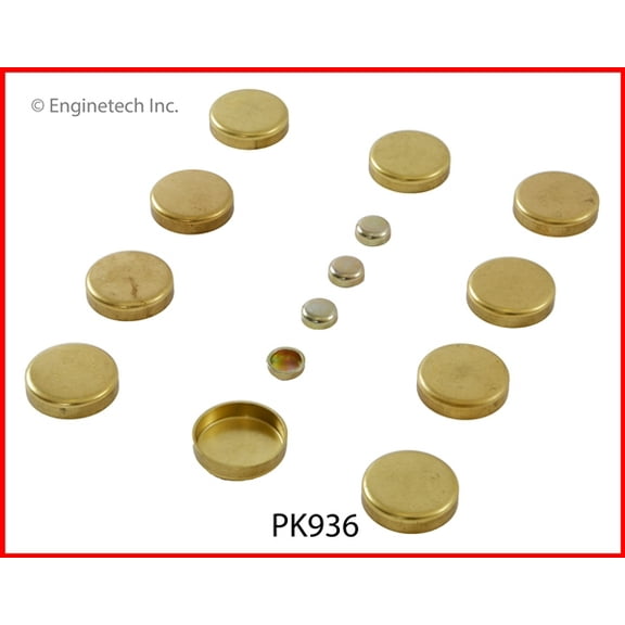 EXP PLUG KIT BRASS FORD 6