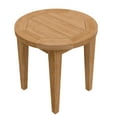 thumbnail image 3 of Modway Brisbane Teak Wood Outdoor Patio Side Table in Natural, 3 of 8