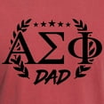 thumbnail image 3 of CafePress - Alpha Sigma Phi Greek Dad T Shirt - Mens Comfort Colors Shirt, 3 of 5