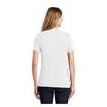 thumbnail image 2 of Port & Company Ladies Core Blend Comfortable Short Sleeve T-Shirt White 4X-Large, 2 of 6
