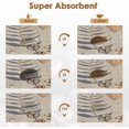 thumbnail image 5 of Boho Coffee Mat for Countertops, Flower Leaf Floral Vintage Dish Drying Mat 2 Pcs for Kitchen Coffee Bar Accessories Fit Under Coffee Maker Espresso Machine Dish Rack Hide Stain Rubber, 5 of 6