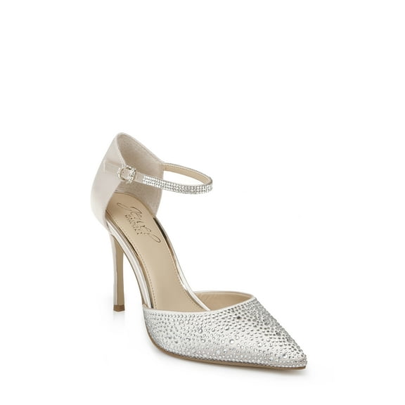 Jewel Badgley Mischka Jailene Ankle Strap Stiletto