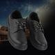 thumbnail image 4 of Zapatos de cocina de piel de vaca para hombre Big-Foot, transpirables, duraderos y antideslizantes, color negro, 4 of 7