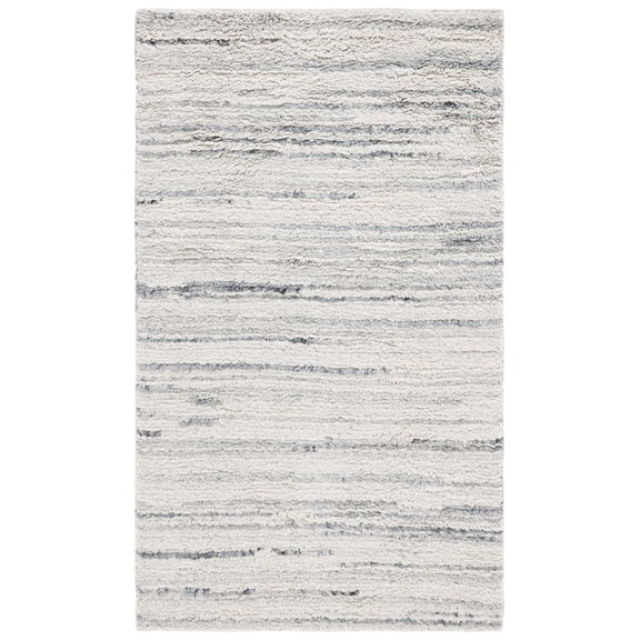 SAFAVIEH Casablanca Katharine Distressed Area Rug, Grey/Ivory, 3' x 5'