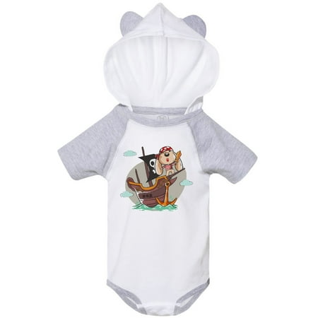 

Inktastic Cute Pirate Dog Gift Baby Boy or Baby Girl Bodysuit