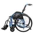 thumbnail image 1 of Silla de ruedas plegable ligera Strongback Mobility Comfort 24 para adultos mayores (hasta 136 kg) - Silla de transporte con soporte lumbar ajustable integrado - Asiento de 50 cm, 1 of 5