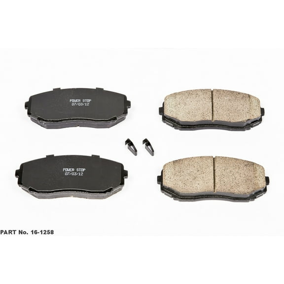 Power Stop Front Z16 Evolution Ceramic Brake Pads 16-1258 Fits 2013 Ford Edge
