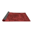 thumbnail image 2 of Ahgly Company Indoor Round Abstract Red Modern Area Rugs, 8' Round, 2 of 4