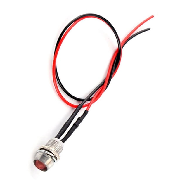 4 Luces Indicadoras De Coche, Color , 9 Pulgadas, 12 V, 0.315 In, Panel LED, Luces De Tablero, Direccionales De Advertencia Para Motocicletas, Furgonetas, Camiones, Barcos,