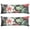 Romantic F, variant on Boho Chic Body Pillow Case 20"x54" - Retro Ethnic Pattern Cover with Hidden Zipper, Stretchy & Durable for Maternity & Sleeping