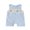 Blue, variant on CocMouse Baby Boys Jumpsuits Sleeveless Plaid Print Graphic Embroidery Rompers