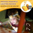 thumbnail image 4 of EverBrite Linterna Frontal LED Recargable para Niños con Modo RGB y Diadema Ajustable, Linterna Frontal Multicolor de 3 Modos para Niños, Lámpara Frontal para Niños para Acampar, Leer, Explorar, Hallo, 4 of 5