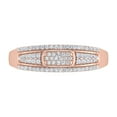 thumbnail image 3 of 1/4 Carat Diamond Wedding Band Ring in 10K Rose Gold (Ring Size 11) (I1-I2 Clarity), 3 of 6