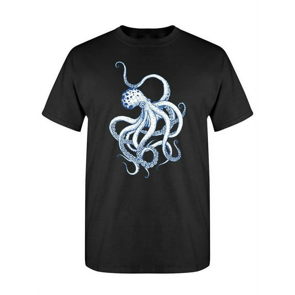 Octopus Hand Drawing Design T-Shirt Women -Image by Shutterstock, Female XX-Large