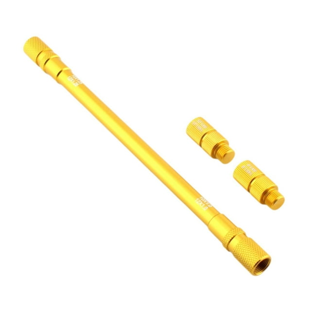 Herramienta de purga de varilla de amortiguador de horquilla 1.0/1.25 Aleación de aluminio de alto rendimiento 8 en 1 M10 Oro