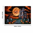 thumbnail image 3 of Halloween Banner Spooky Ghost Pumpkin Print 1 Piece Indoor Outdoor Halloween Party Decorations for Home Photography Backdrop Themed Gathering Display, 3 of 9