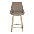 thumbnail image 6 of LumiSource Diana 24" Fixed-Height Counter Stool - Set of  2, 6 of 10