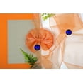 thumbnail image 3 of mds Pack of 25 Organza Chair Sash Bow Sashes for Wedding Decoration -Peach, 3 of 7