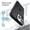 thumbnail image 2 of Designed for iPhone 13 Pro Case, [Support Wireless Charging] Soft Silicone Slim Anti-Scratch Phone Case for iPhone 13 Pro 6.1 inch, Black, 2 of 13