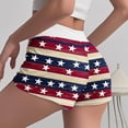 thumbnail image 5 of Tnhcen USA Themed Pajama Shorts for Women 4th of July High Waist Sleepwear with Comfortable Stretchy Waistband S-2XL, 5 of 5