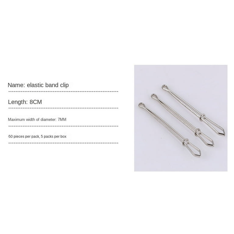Homgreen Bodkin Needle Elastic Threader Self-Locking Tweezers Clip 80mm for  Waist Band Craft Easy Pull Sewing Tool for Smooth Threading Tape Ribbon  Elastic Through a Loop or Hem 3 PCS 