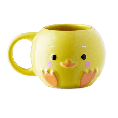 Hallmark Easter Yellow Chick Sculpted 13oz Coffee Mug New