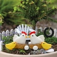 thumbnail image 6 of Miniature Retro Wooden Chicken Coop Mini Family Chicken Hen Chick Egg Chicken Nest Ornament Micro Fairy Garden Decor, 6 of 9