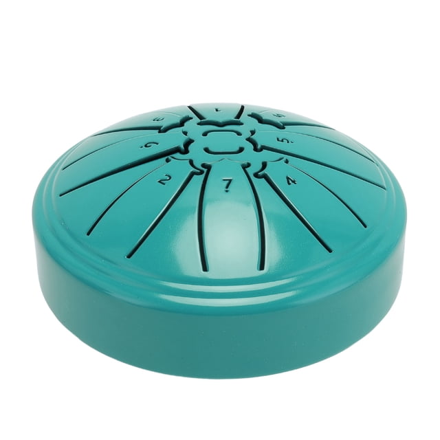 Steel Tongue Drum, Mini 4 Inch 8 Notes Handpan Drum Percussion Instruments with Drumstick and Music Book