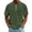 #Army Green, variant on DPTALR Men's Casual Short Sleeve Quarter-Zip Shirt,Solid Color,Lapel Collar,Chest Pocket,Khaki,XXL
