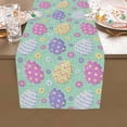 thumbnail image 3 of TIMIFIS Easter Bunny Easter Table Runner , Seasonal Spring Flowers Holiday Kitchen Dining Table Runner for Home Party Decor, 3 of 7