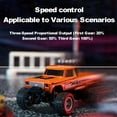 thumbnail image 3 of Mini RC Car, 1/64 Scale Mini Remote Control Monster Truck with Trailer, 2.4Ghz & APP Remote Control, Rechargeable Alloy Shell Mini RC Cars with Lights, Speed/Steering Adjustable, 3 of 7