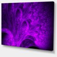 thumbnail image 2 of Forêt Fractale Magique Violet Vif - Art Abstrait sur Toile, 2 of 3