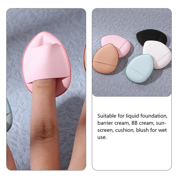 IDEANATEGRATE 15Ud Puff Para Maquillaje Facial Asortido Puff Suelto Lavable Para Uso En Casa