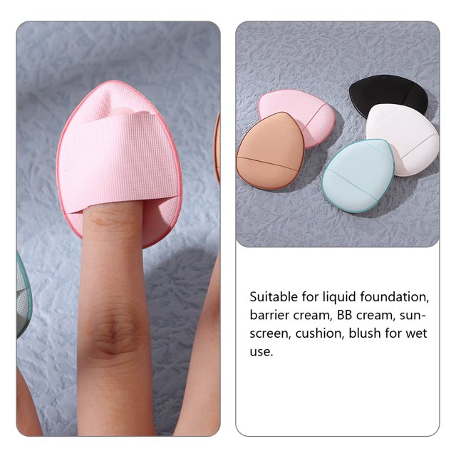 IDEANATEGRATE 15Ud Puff Para Maquillaje Facial Asortido Puff Suelto Lavable Para Uso En Casa