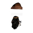 thumbnail image 3 of Disfraz de pirata Jack Sparrow para hombre y niño, chaleco, capa, sombrero, Halloween, carnaval, Navidad, 3 of 5
