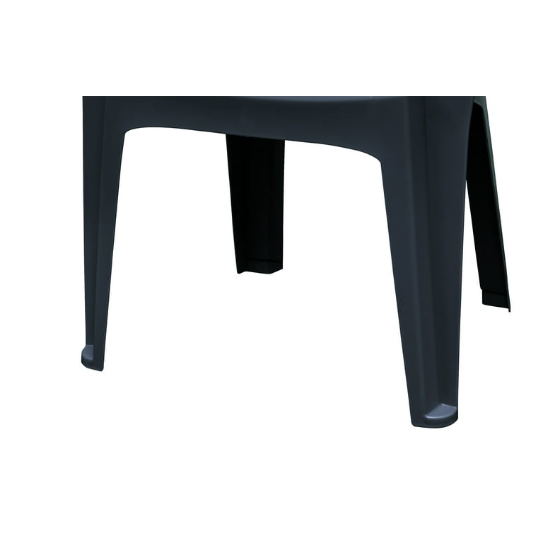 Adams Penza Outdoor Resin Stack Chair with Phone Holder Ideal for