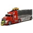 thumbnail image 4 of Blue Block Factory 11 in 1 Die Cast Carrier Truck with Mini Cars and Accessories, 4 of 7