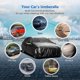 thumbnail image 4 of Car Cover Waterproof Car Cover Against Sun Snow Dust Wind Universal Size (4.4 * 1.8 * 1.6m/Hatchback/ 210T Black), 4 of 5