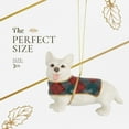 thumbnail image 7 of Spode Christmas Tree Tartan Corgi Ornament - Christmas Tree Decorations with Tartan Plaid, Festive Ornaments for Mantels, Home Displays & Trees - Decorative Holiday Accent, 7 of 7