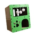 thumbnail image 4 of Casa de cartón para gatos, rascador, cama de doble capa, Protector de muebles, garra, juguete de molienda, para gatitos, juguete para, 4 of 8
