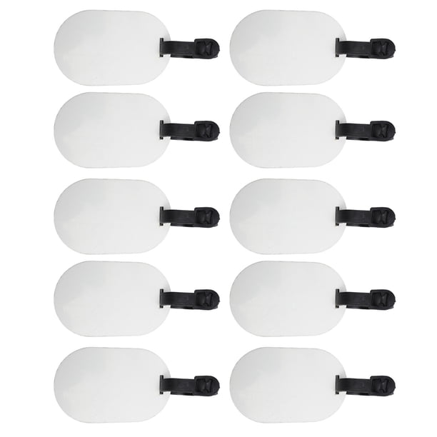 10 Etiquetas de Equipaje de Sublimación Imprimibles a Doble Cara MDF Blanco Ligero Llamativo Brillante Etiquetas de Equipaje de Bricolaje para Bolsas de Maletas de Viaje ANGGREK Otros