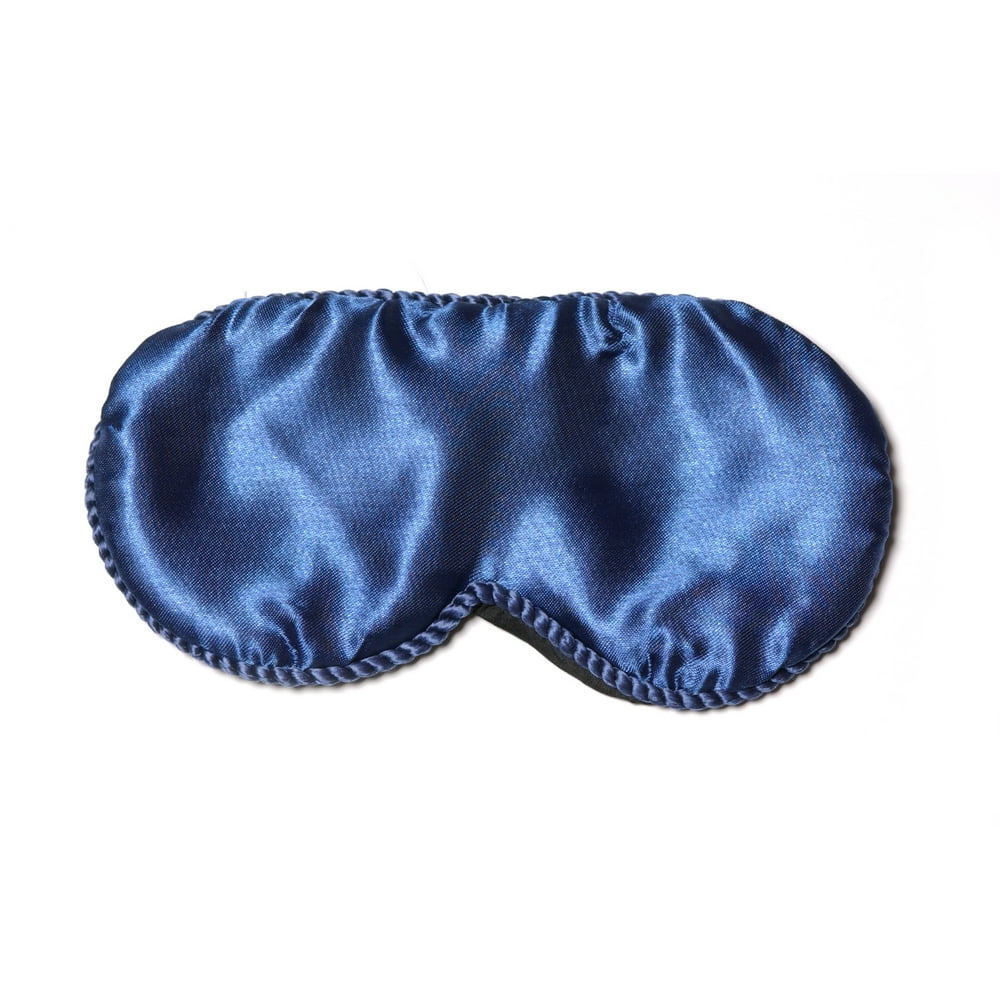 Spa Sister Silk Sleep Mask, Navy - Walmart.com - Walmart.com