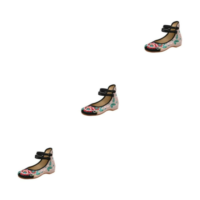 Qarigey Bailarinas para mujer Zapatos clásicos y elegantes para el diario Bailarinas para mujer asequibles y fáciles de usar Bombas negro 39 Type1 NO1