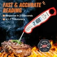 thumbnail image 5 of Saferell Meat Thermometer for Cooking, 2-in-1 Digital Instant Read Food Thermometer with Foldable Probe & Oven Safe Wired Probe, Backlight, Alarm Set, and Magnet for BBQ, Grill, and Roast Turkey, 5 of 7
