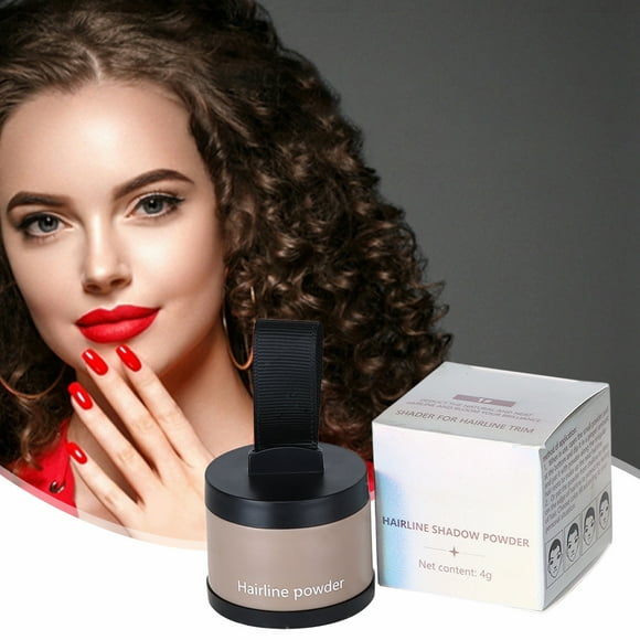 Polvo reparador capilar, relleno, resistente al agua, polvo de acabado para dar sombra, polvos de plástico para la línea del cabello, arcillas.