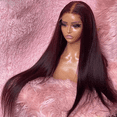 thumbnail image 3 of Peluca frontal de encaje negra para mujer, recta, 13 x 4, 13 x 6, peluca frontal de encaje transparente Hd, productos nuevos africanos, stock disponible, envío, 3 of 5